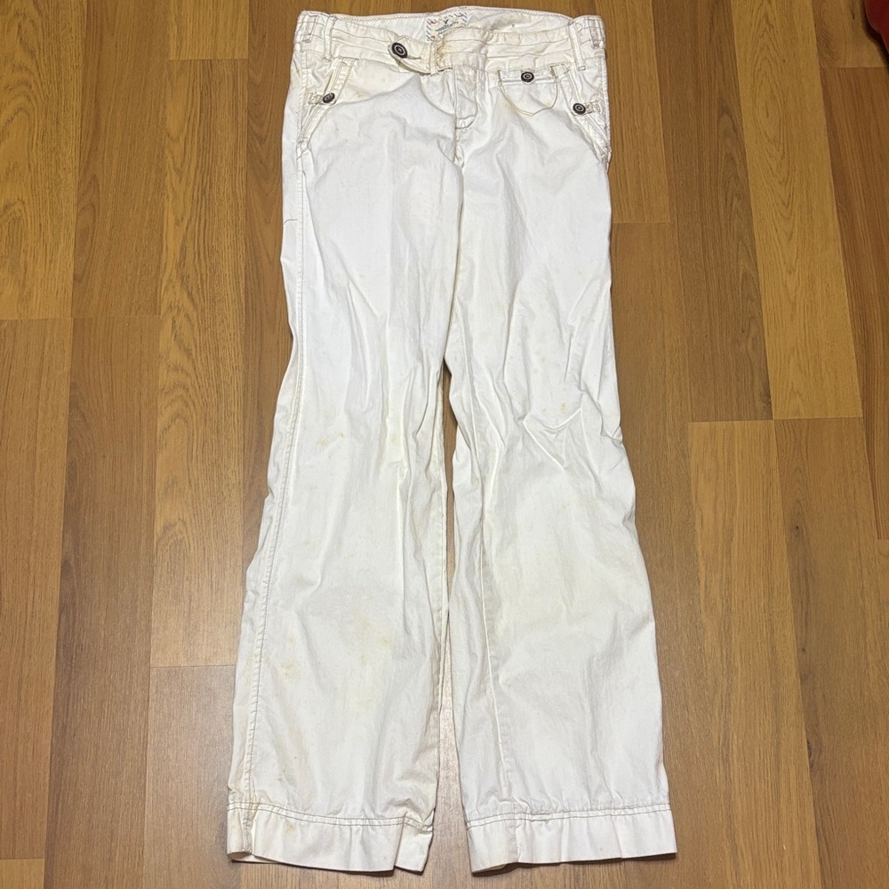 American Eagle White Casual Pants Size: 2